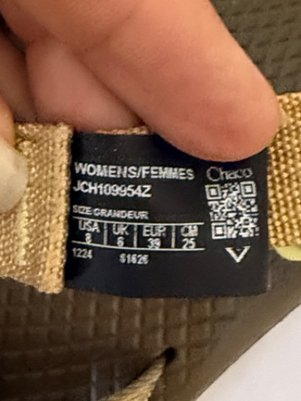 Chaco Women's Olive & Brown Strappy Outdoor Sandals - Picture 4 of 4